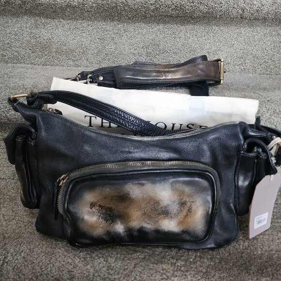 Lusher.Co Mini Multi Pocket Shoulder bag in Raw Onyx - Picture 2 of 8